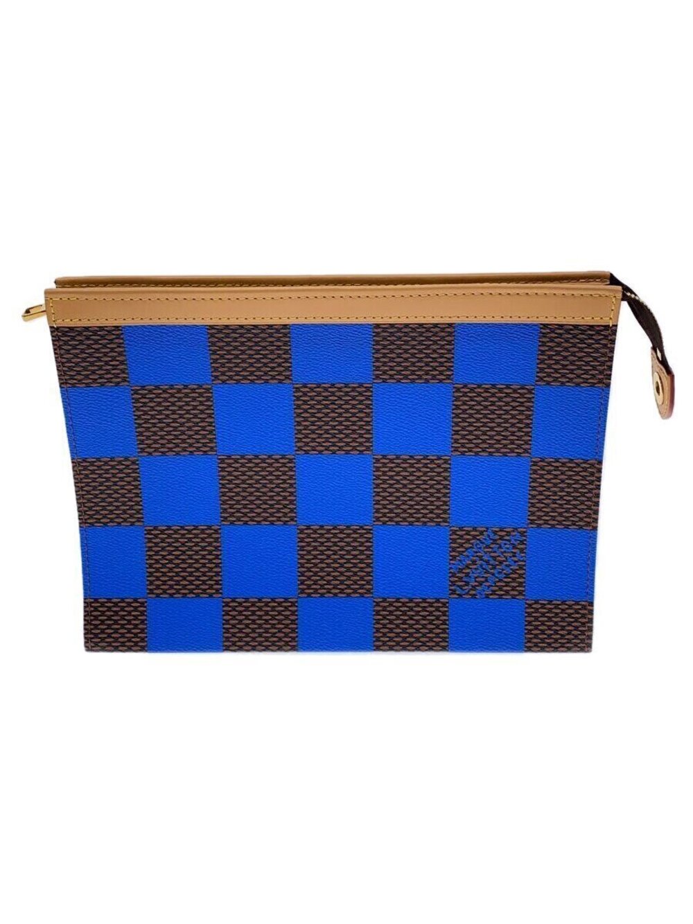 LOUIS VUITTON Pouch Clutch Pochette Voyage Pouch Clutch Brown All over
